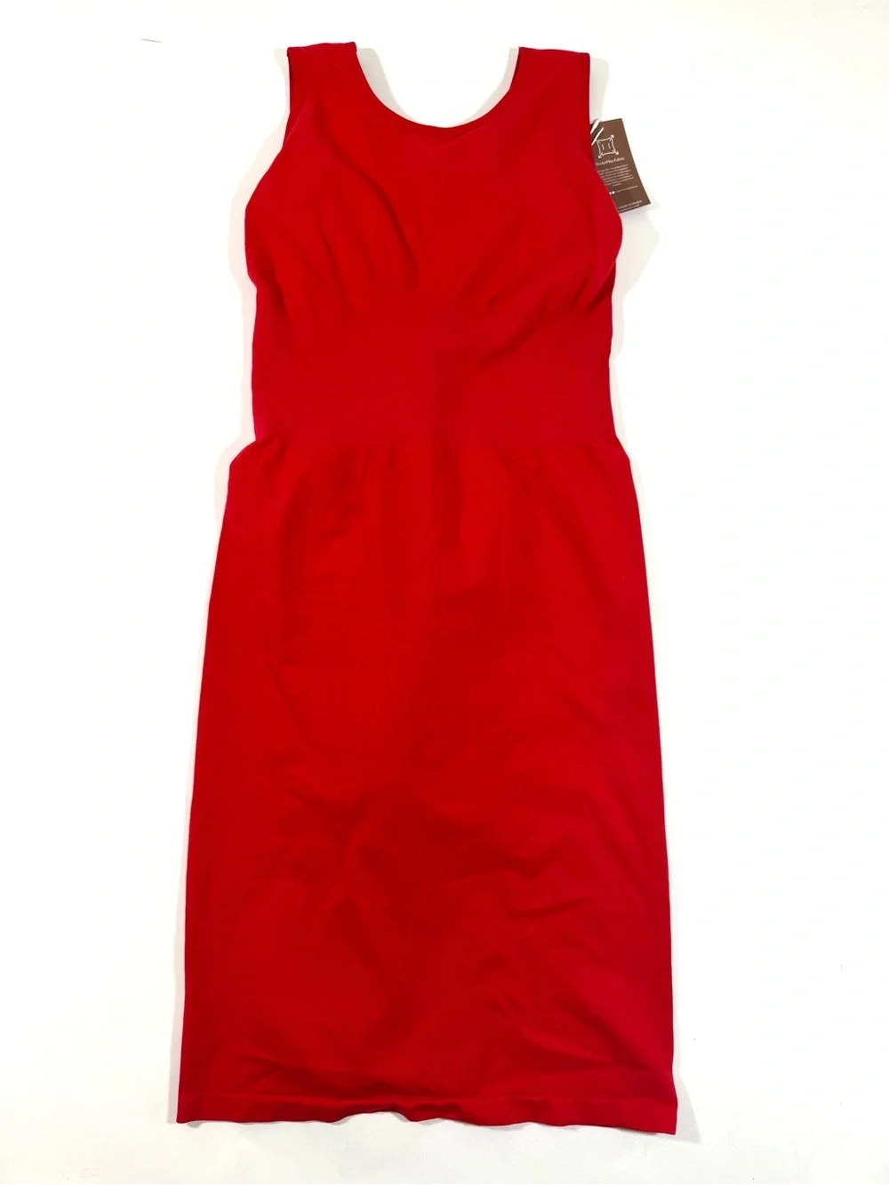 New Shes Waisted Jersey Halter Midi Dress Secret Sculpt